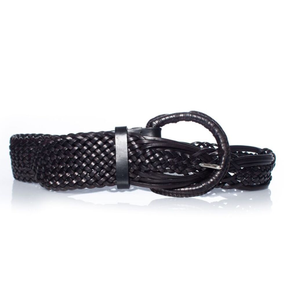 Anne Fontaine Braided leather belt